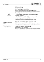 Preview for 11 page of Datcon DT1600 U Series Operating Instructions Manual