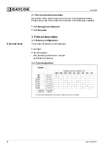 Preview for 6 page of Datcon DT2500 Series Operating Manual