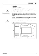 Preview for 9 page of Datcon DT2500 Series Operating Manual