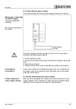 Preview for 13 page of Datcon DT2500 Series Operating Manual