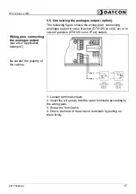 Preview for 17 page of Datcon DT4120 PS Series Operating Instructions Manual