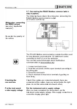 Preview for 19 page of Datcon DT4120 PS Series Operating Instructions Manual