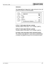 Preview for 27 page of Datcon DT4120 PS Series Operating Instructions Manual