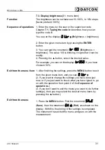 Preview for 31 page of Datcon DT4120 PS Series Operating Instructions Manual