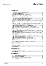 Preview for 3 page of Datcon DT4120 Series Operating Instructions Manual