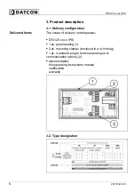 Preview for 6 page of Datcon DT4120 Series Operating Instructions Manual