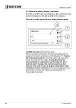 Preview for 24 page of Datcon DT4120 Series Operating Instructions Manual