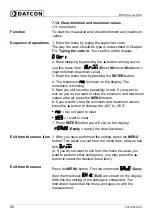 Preview for 56 page of Datcon DT4120 Series Operating Instructions Manual