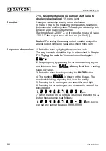 Preview for 58 page of Datcon DT4120 Series Operating Instructions Manual