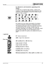 Preview for 17 page of Datcon DT4200 Operating Instructions Manual