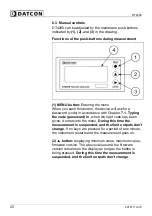 Preview for 20 page of Datcon DT4200 Operating Instructions Manual