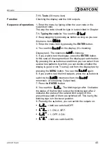 Preview for 45 page of Datcon DT4200 Operating Instructions Manual