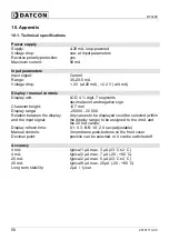 Preview for 58 page of Datcon DT4200 Operating Instructions Manual