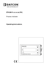 Предварительный просмотр 1 страницы Datcon DT4220 E Series Operating Instructions Manual