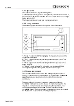 Предварительный просмотр 9 страницы Datcon DT4220 E Series Operating Instructions Manual