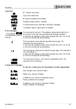 Предварительный просмотр 27 страницы Datcon DT4220 E Series Operating Instructions Manual