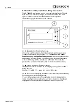 Предварительный просмотр 29 страницы Datcon DT4220 E Series Operating Instructions Manual