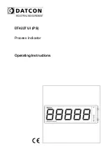 Preview for 1 page of Datcon DT4227 UI Operating Instructions Manual