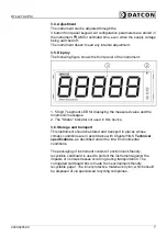 Preview for 7 page of Datcon DT4227 UI Operating Instructions Manual