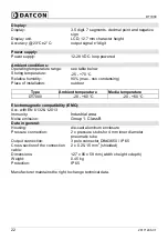 Preview for 22 page of Datcon DT7000 Operating Instructions Manual