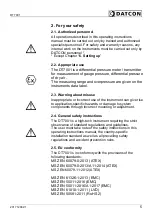 Preview for 5 page of Datcon DT7001 Operating Instructions Manual