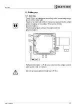 Preview for 17 page of Datcon DT7001 Operating Instructions Manual