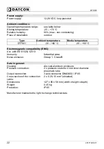 Preview for 22 page of Datcon DT7001 Operating Instructions Manual