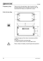 Preview for 12 page of Datcon DT9000 Operating Instructions Manual