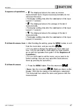 Preview for 47 page of Datcon DT9000 Operating Instructions Manual