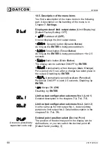 Preview for 68 page of Datcon DT9000 Operating Instructions Manual