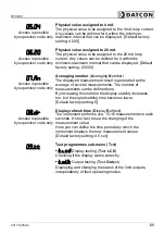 Preview for 69 page of Datcon DT9000 Operating Instructions Manual