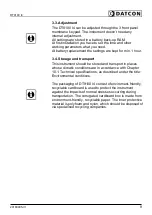 Preview for 9 page of Datcon DT9100 I4 Operating Instructions Manual