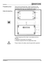 Preview for 13 page of Datcon DT9100 I4 Operating Instructions Manual