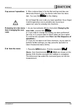 Preview for 33 page of Datcon DT9100 I4 Operating Instructions Manual