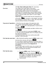 Preview for 36 page of Datcon DT9100 I4 Operating Instructions Manual