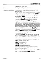 Preview for 41 page of Datcon DT9100 I4 Operating Instructions Manual