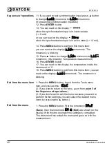 Preview for 42 page of Datcon DT9100 I4 Operating Instructions Manual