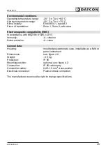 Preview for 45 page of Datcon DT9100 I4 Operating Instructions Manual