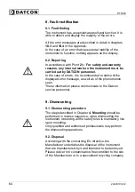 Preview for 64 page of Datcon DT9500 Operating Instructions Manual