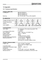 Preview for 65 page of Datcon DT9500 Operating Instructions Manual