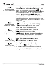 Preview for 72 page of Datcon DT9500 Operating Instructions Manual