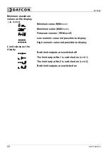 Preview for 22 page of Datcon DT9502 Operating Instructions Manual