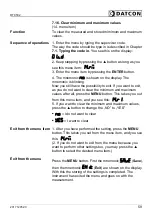 Preview for 59 page of Datcon DT9502 Operating Instructions Manual