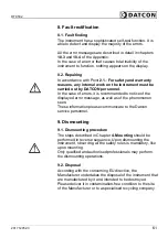 Preview for 61 page of Datcon DT9502 Operating Instructions Manual