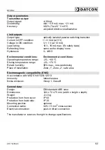 Preview for 63 page of Datcon DT9502 Operating Instructions Manual