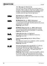 Preview for 66 page of Datcon DT9502 Operating Instructions Manual