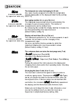 Preview for 68 page of Datcon DT9502 Operating Instructions Manual