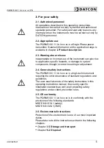 Preview for 5 page of Datcon PQRM5100 11 U I Series Instruction Manual