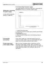 Preview for 29 page of Datcon PQRM5300 33 U I Series Instruction Manual