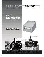 Datecs LP-1000 User Manual preview